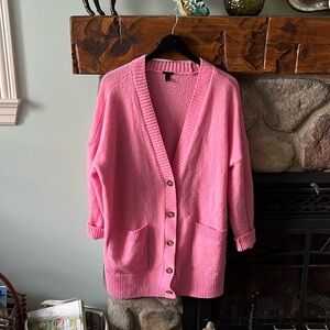 Torrid Pink Cardigan Sweater